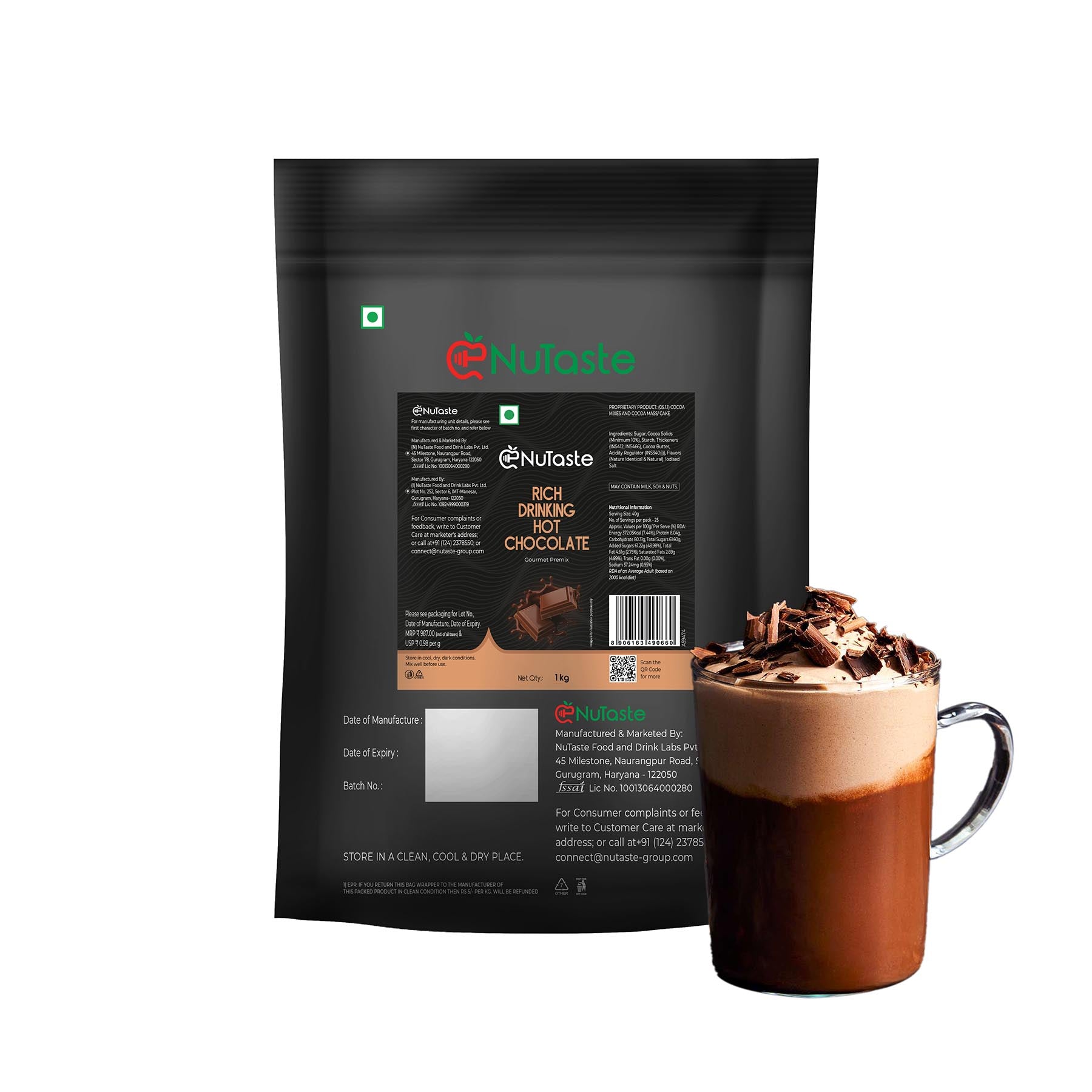 Rich Drinking Hot Chocolate, 1Kg – nutaste-store
