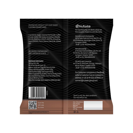 Creamy Coffee Frappe Premix, 1Kg