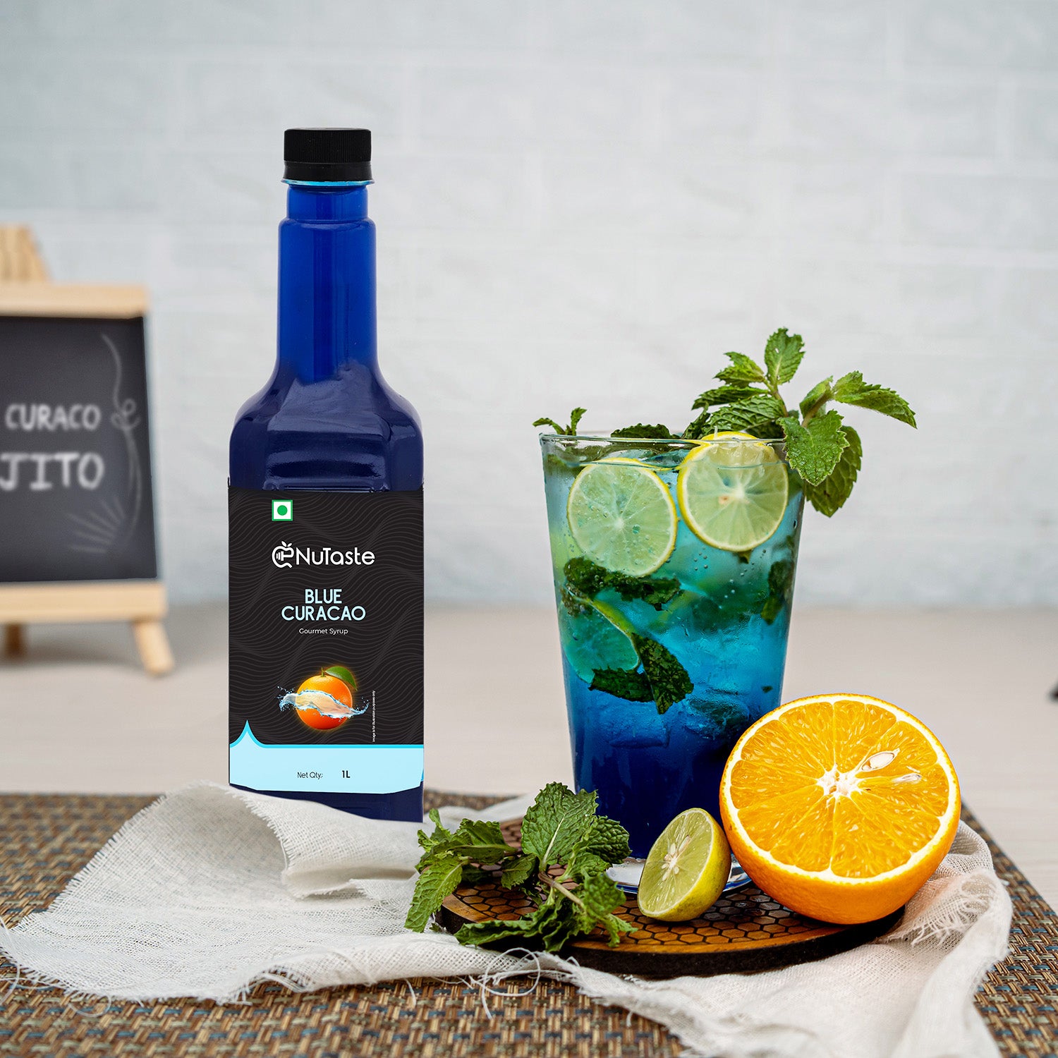 Blue Curacao Syrup, 1L - Main Image